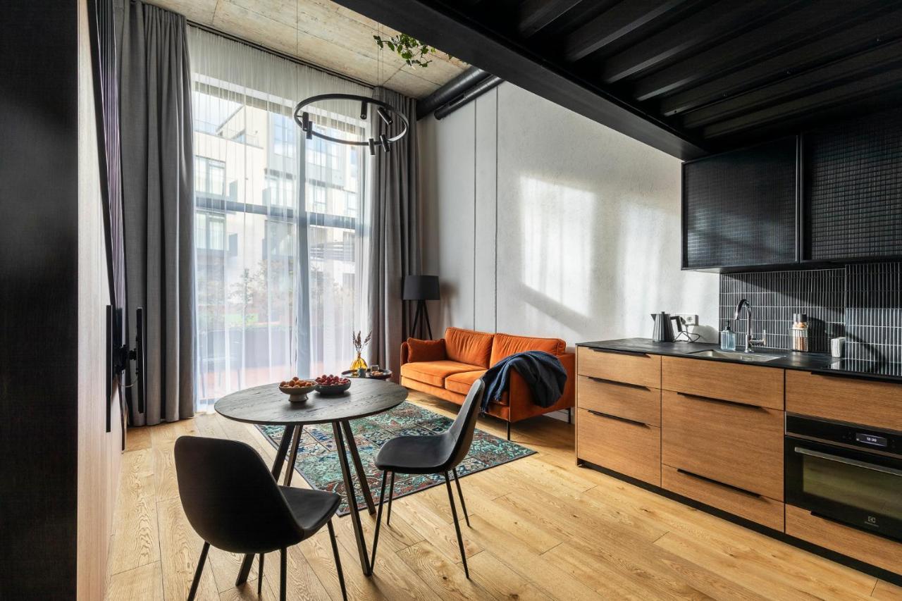 빌뉴스 Stylish Loft With Terrace Paupys, Old Town 아파트 외부 사진