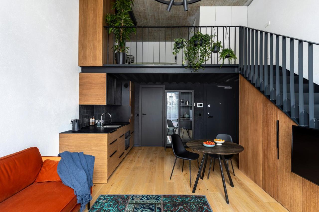 빌뉴스 Stylish Loft With Terrace Paupys, Old Town 아파트 외부 사진