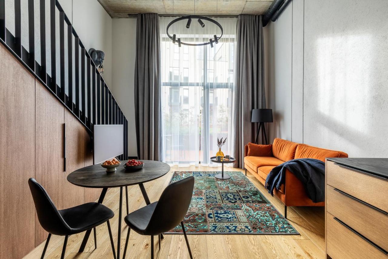 빌뉴스 Stylish Loft With Terrace Paupys, Old Town 아파트 외부 사진